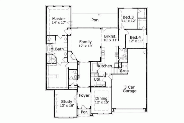 Main Floor Plan: 19-934