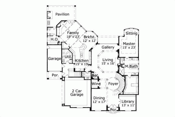 Main Floor Plan: 19-937