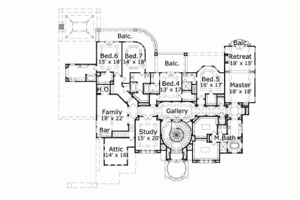 Upper/Second Floor Plan:19-940