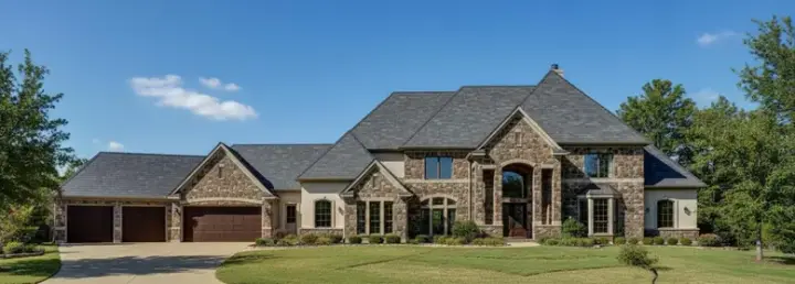 Traditional house plans 19-942 - front exterior, 7,421 sq ft, 5 bed, 6 bath house plans | Monster House Plans
