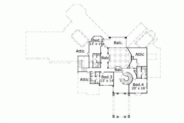 Upper/Second Floor Plan: 19-942