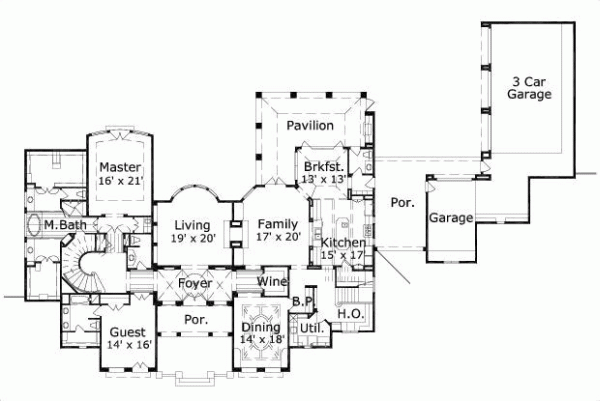 Main Floor Plan: 19-945