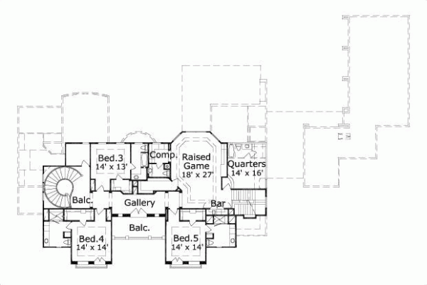 Upper/Second Floor Plan: 19-945