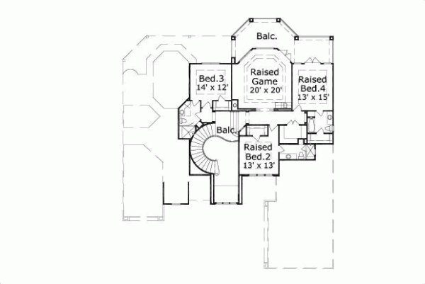 Upper/Second Floor Plan: 19-946