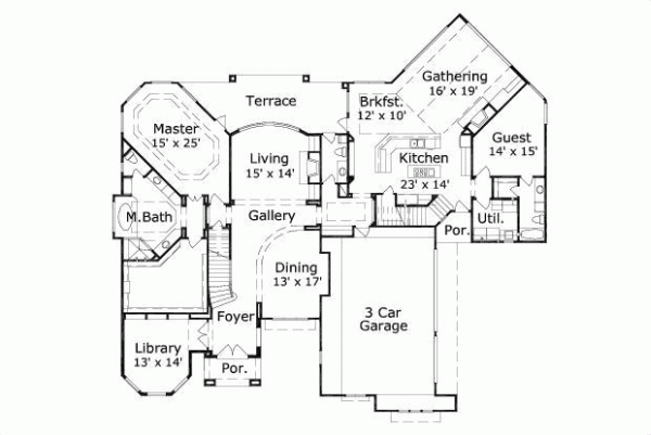 Main Floor Plan: 19-950