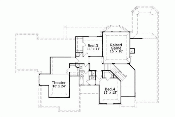 Upper/Second Floor Plan: 19-951