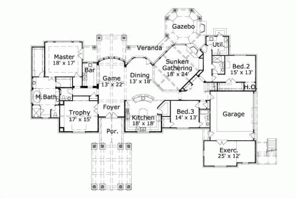 Main Floor Plan: 19-954