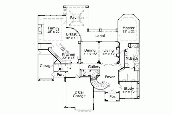 Main Floor Plan: 19-955