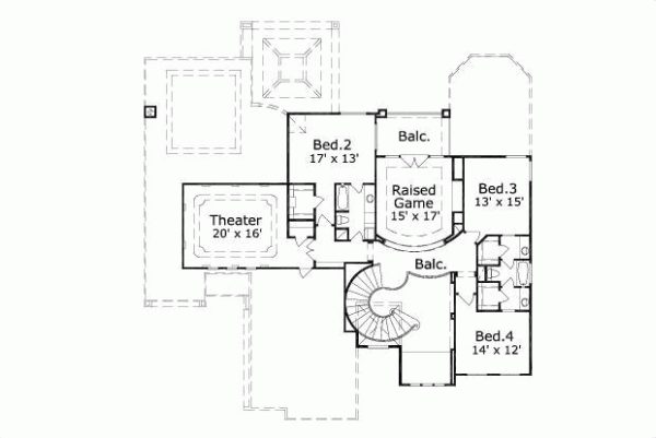 Upper/Second Floor Plan: 19-955