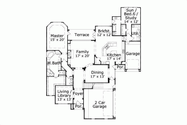 Main Floor Plan: 19-956