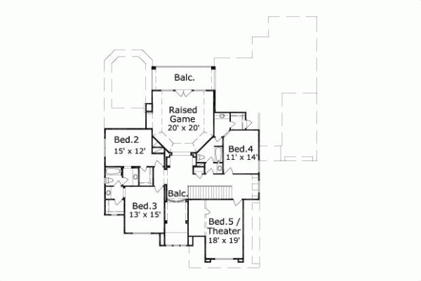 Upper/Second Floor Plan: 19-956