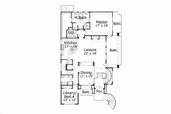 Upper/Second Floor Plan:19-957