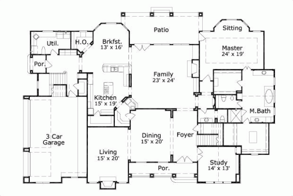 Main Floor Plan: 19-958