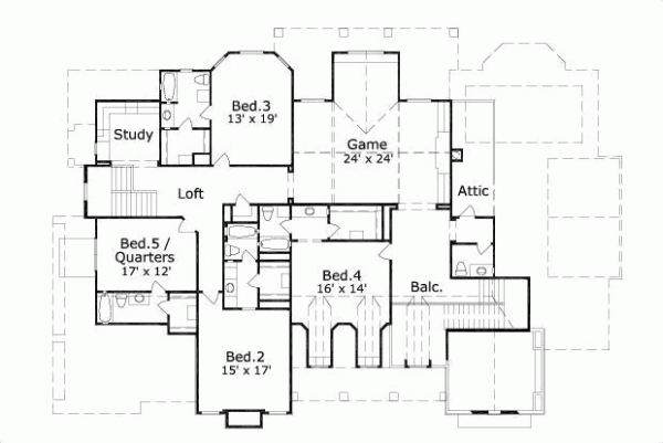 Upper/Second Floor Plan: 19-958