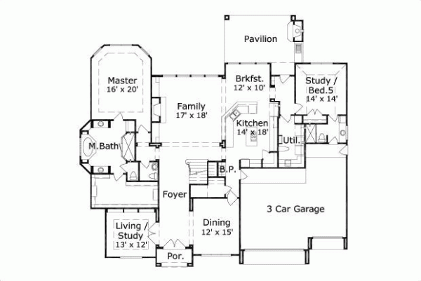 Main Floor Plan: 19-961