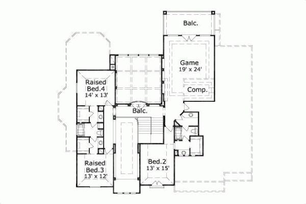 Upper/Second Floor Plan: 19-961