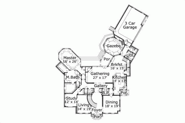 Main Floor Plan: 19-962
