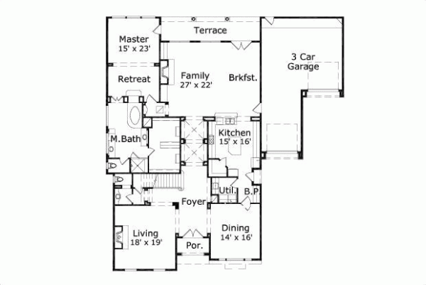 Main Floor Plan: 19-963