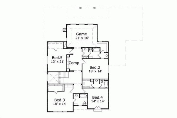 Upper/Second Floor Plan: 19-963