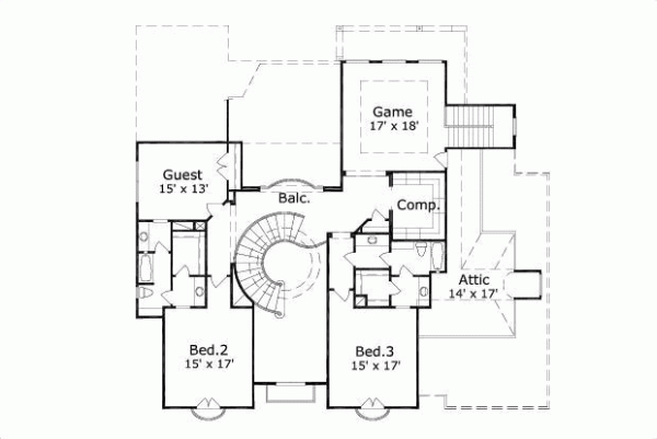 Upper/Second Floor Plan: 19-964
