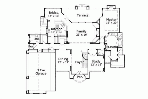 Main Floor Plan: 19-965