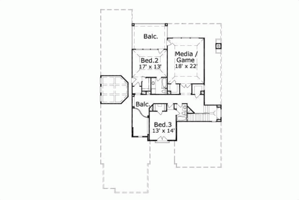 Upper/Second Floor Plan: 19-966