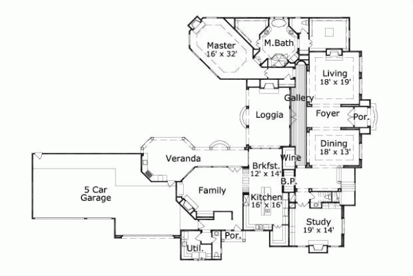 Main Floor Plan: 19-967