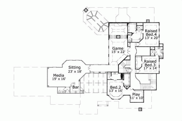 Upper/Second Floor Plan: 19-967