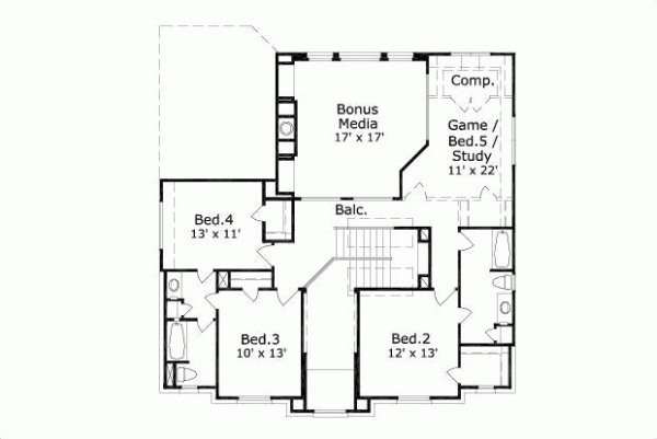 Upper/Second Floor Plan: 19-969