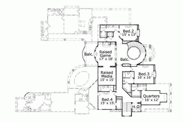 Upper/Second Floor Plan: 19-973