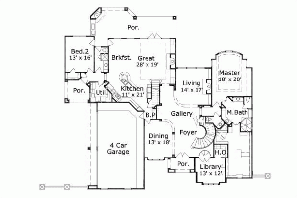 Main Floor Plan: 19-976