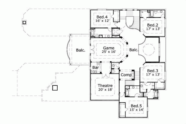 Upper/Second Floor Plan: 19-977