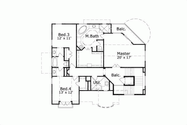 Upper/Second Floor Plan 19-979