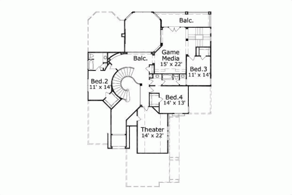 Upper/Second Floor Plan: 19-985