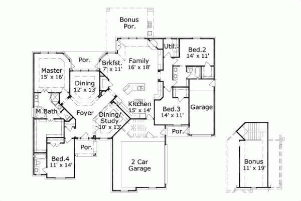 Main Floor Plan: 19-986