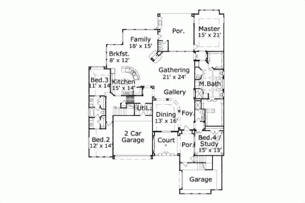 Main Floor Plan: 19-987