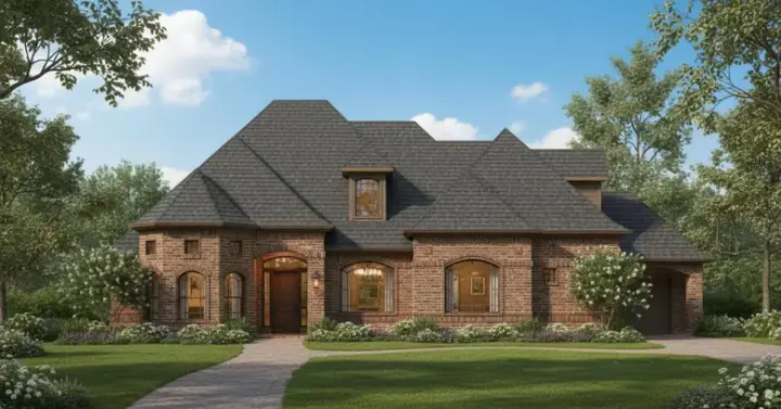 Traditional house plans 19-994 - front exterior, 2,793 sq ft, 3 bed, 2 bath house plans | Monster House Plans