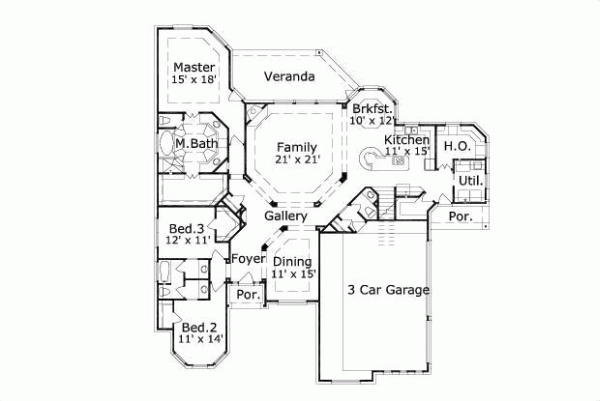 Main Floor Plan: 19-994