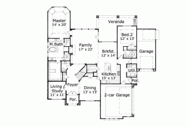 Main Floor Plan: 19-995