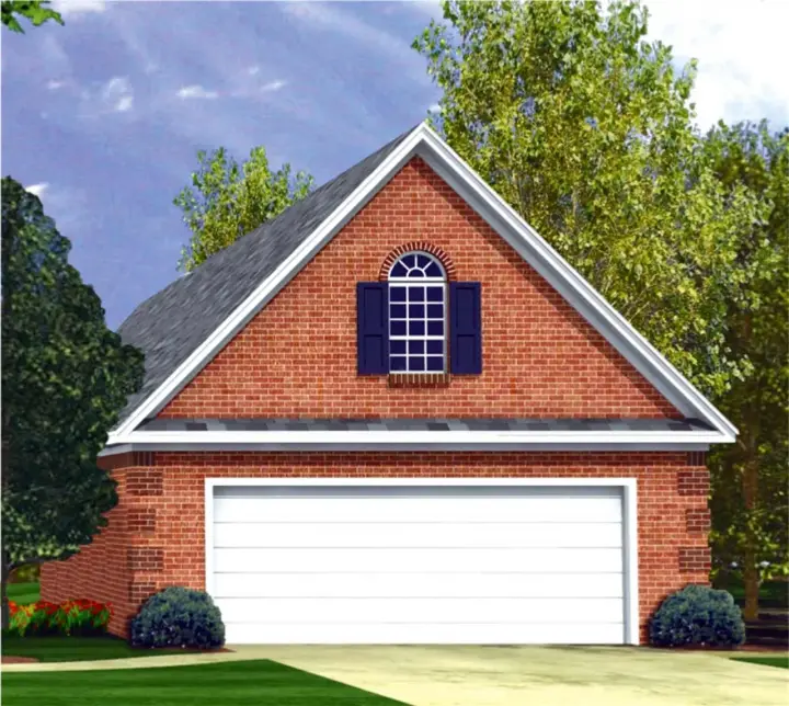 European house plans 2-101 - front exterior, 1,003 sq ft, 0 bed, 0 bath house plans | Monster House Plans