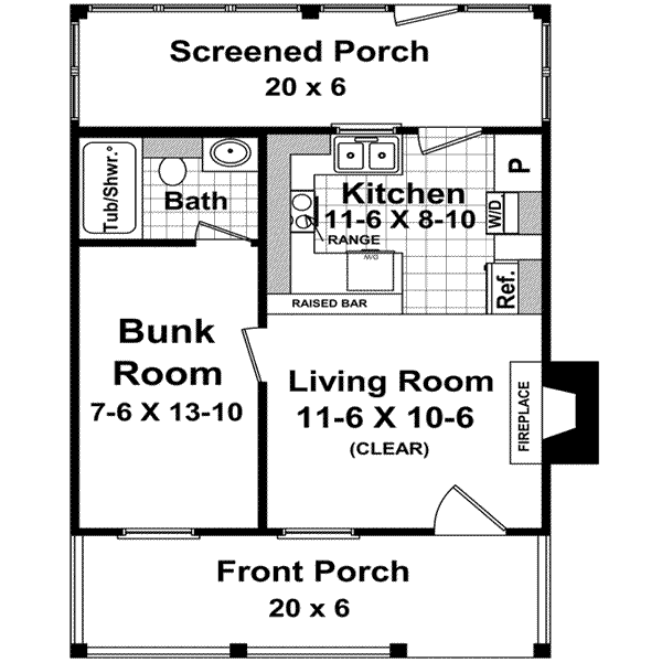 Main Floor Plan: 2-105