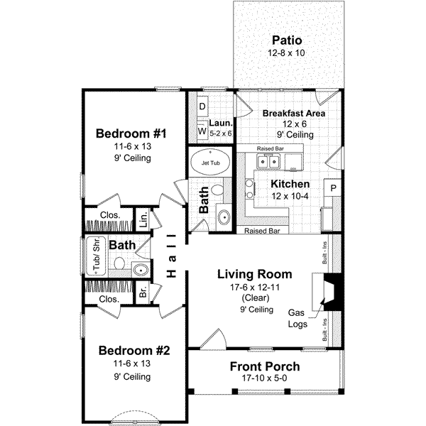 Main Floor Plan: 2-115