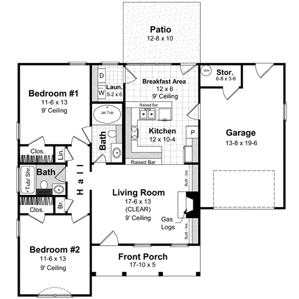 Main Floor Plan: 2-116