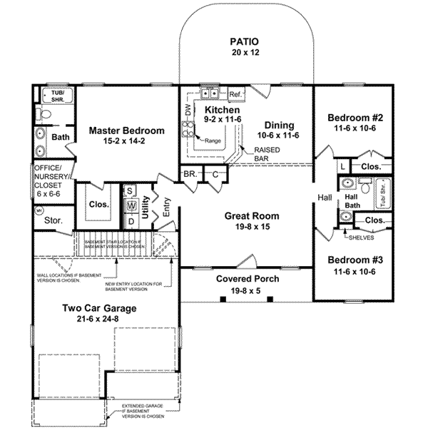 Main Floor Plan: 2-126