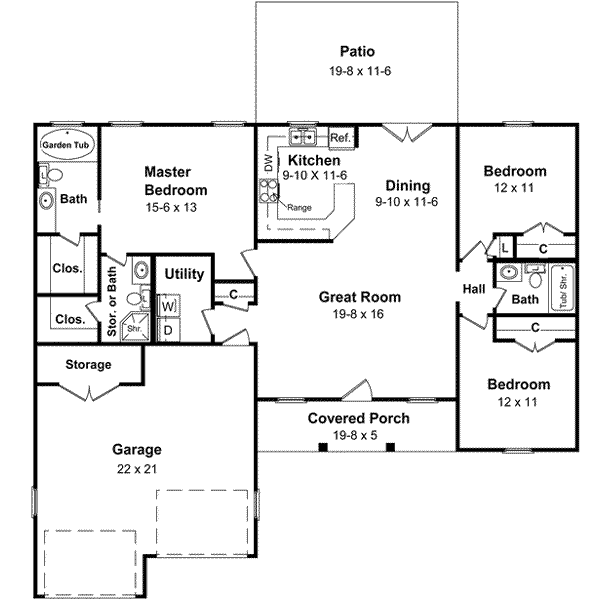 Main Floor Plan: 2-127