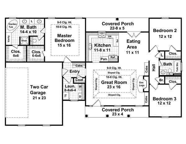 Main Floor Plan: 2-154