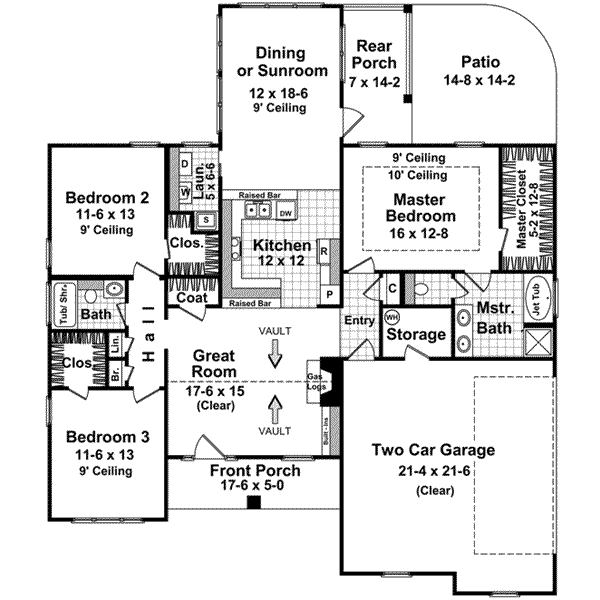 Main Floor Plan: 2-157