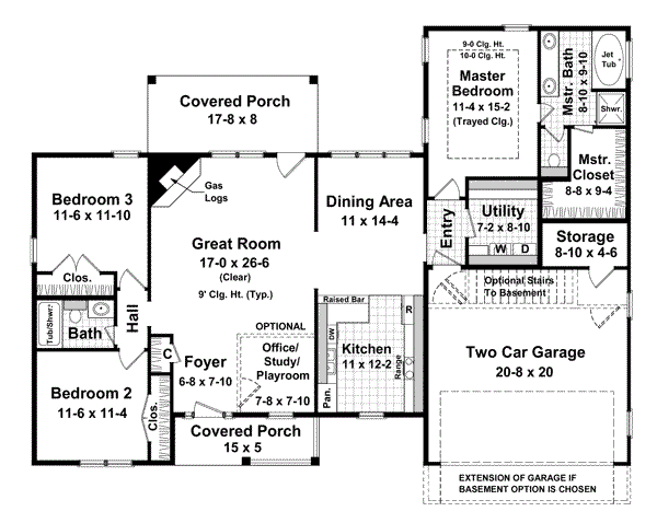 Main Floor Plan: 2-158