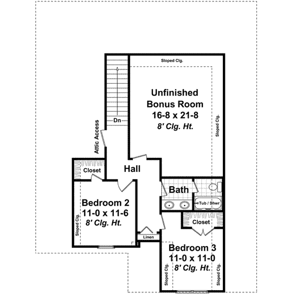 Upper/Second Floor Plan: 2-179