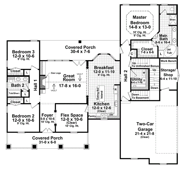 Main Floor Plan: 2-180